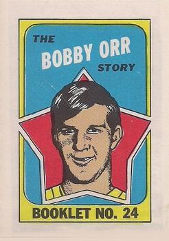 1971-72 O-Pee-Chee - Booklets #24 Bobby Orr Front