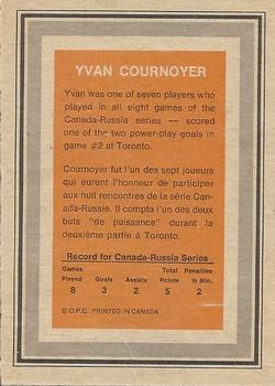 1972-73 O-Pee-Chee - Team Canada #NNO Yvan Cournoyer Back