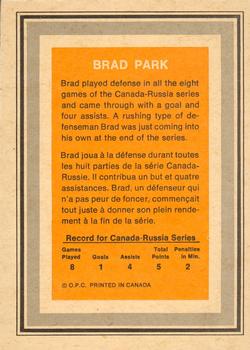 1972-73 O-Pee-Chee - Team Canada #NNO Brad Park Back