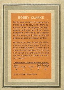 1972-73 O-Pee-Chee - Team Canada #NNO Bobby Clarke Back