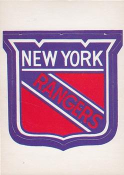 1972-73 O-Pee-Chee - Team Logos #NNO New York Rangers Front
