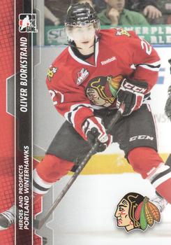 2013-14 In The Game Heroes and Prospects #51 Oliver Bjorkstrand Front