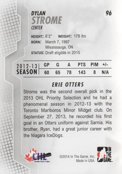 2013-14 In The Game Heroes and Prospects #96 Dylan Strome Back