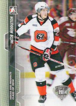 2013-14 In The Game Heroes and Prospects #179 Jacob Middleton Front