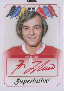 2013-14 In The Game Superlative The First Six - Autographs Gold #A-GL Guy Lafleur Front