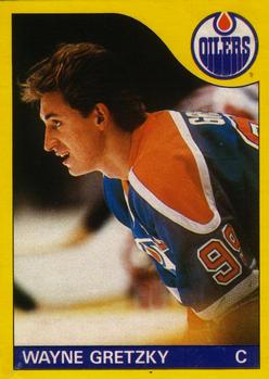 1985-86 O-Pee-Chee - Box Bottoms #G Wayne Gretzky Front