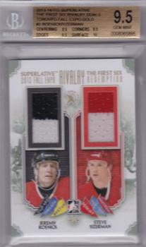 2013-14 In The Game Superlative The First Six - Rivalry Duals Toronto Fall Expo Gold #SR-02 Jeremy Roenick / Steve Yzerman Front