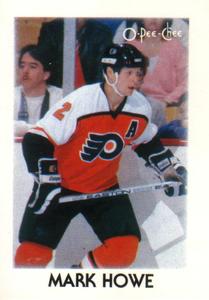 1987-88 O-Pee-Chee Minis #18 Mark Howe Front