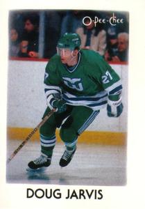 1987-88 O-Pee-Chee Minis #19 Doug Jarvis Front