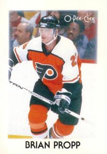 1987-88 O-Pee-Chee Minis #33 Brian Propp Front