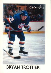 1987-88 O-Pee-Chee Minis #41 Bryan Trottier Front