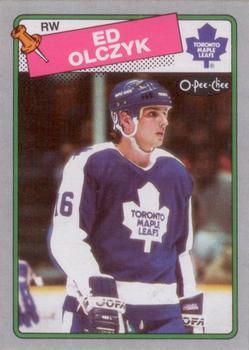 1988-89 O-Pee-Chee - Box Bottoms #G Ed Olczyk Front
