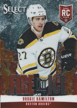2013-14 Panini Select - Fire on Ice Rookies #FR-3 Dougie Hamilton Front