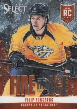 2013-14 Panini Select - Fire on Ice Rookies #FR-25 Filip Forsberg Front