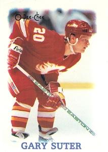 1988-89 O-Pee-Chee Minis #40 Gary Suter Front