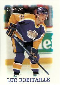 1988-89 O-Pee-Chee Minis #32 Luc Robitaille Front