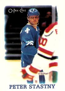1988-89 O-Pee-Chee Minis #37 Peter Stastny Front