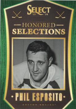 2013-14 Panini Select - Honored Selections Prizms #HS-1 Phil Esposito Front