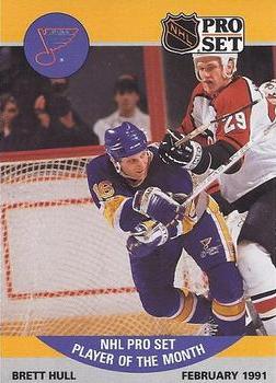 1990-91 Pro Set - Player of the Month #P3 Brett Hull Front