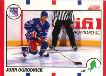 1990-91 Score Canadian #113 John Ogrodnick Front