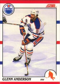 1990-91 Score Canadian #114 Glenn Anderson Front