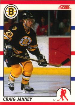 1990-91 Score Canadian #118 Craig Janney Front