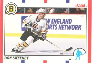 1990-91 Score Canadian #51 Don Sweeney Front