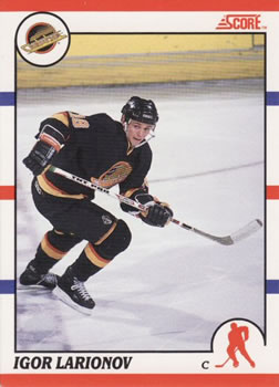 1990-91 Score Canadian #123 Igor Larionov Front
