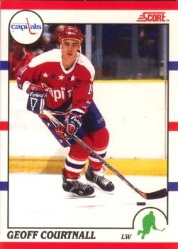 1990-91 Score Canadian #124 Geoff Courtnall Front