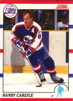 1990-91 Score Canadian #136 Randy Carlyle Front