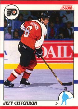 1990-91 Score Canadian #138 Jeff Chychrun Front