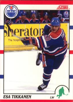 1990-91 Score Canadian #13 Esa Tikkanen Front