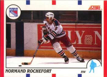 1990-91 Score Canadian #149 Normand Rochefort Front