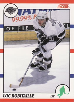 1990-91 Score Canadian #150 Luc Robitaille Front