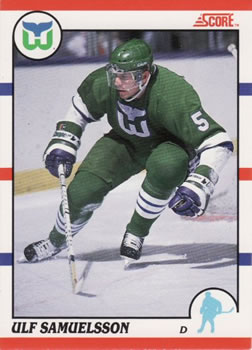 1990-91 Score Canadian #152 Ulf Samuelsson Front
