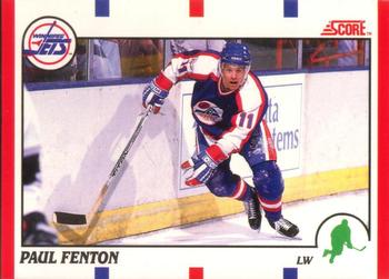 1990-91 Score Canadian #156 Paul Fenton Front