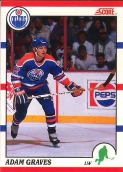 1990-91 Score Canadian #163 Adam Graves Front