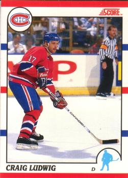 1990-91 Score Canadian #165 Craig Ludwig Front