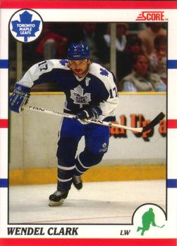 1990-91 Score Canadian #171 Wendel Clark Front