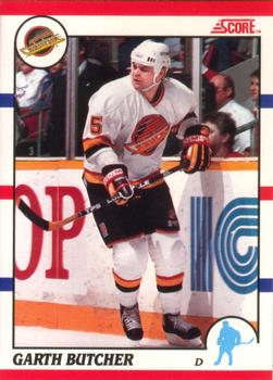 1990-91 Score Canadian #18 Garth Butcher Front