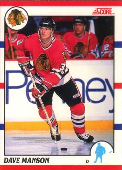 1990-91 Score Canadian #193 Dave Manson Front