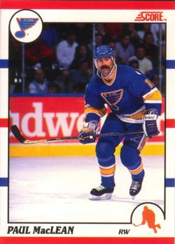 1990-91 Score Canadian #203 Paul MacLean Front
