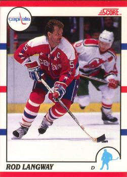 1990-91 Score Canadian #20 Rod Langway Front