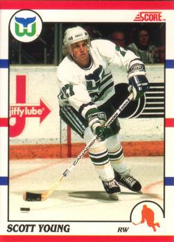1990-91 Score Canadian #21 Scott Young Front