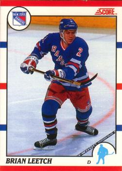 1990-91 Score Canadian #225 Brian Leetch Front