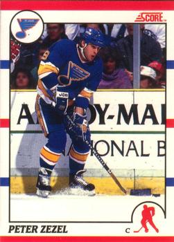1990-91 Score Canadian #24 Peter Zezel Front