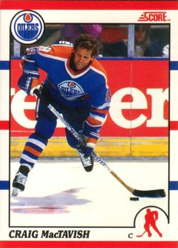 1990-91 Score Canadian #258 Craig MacTavish Front