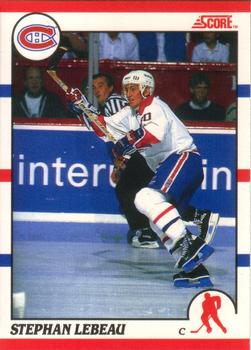 1990-91 Score Canadian #262 Stephan Lebeau Front