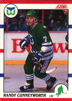 1990-91 Score Canadian #276 Randy Cunneyworth Front