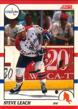 1990-91 Score Canadian #279 Steve Leach Front